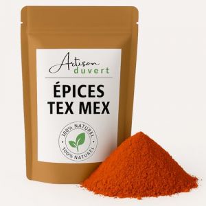 M&eacute;lange d&rsquo;&Eacute;pices Tex Mex 100g &ndash; Assaisonnement &Eacute;pic&eacute; pour Tacos, Fajitas, Chili, Viandes, Grillades & Cuisine Mexicaine (L'Artisan du Vert, neuf)