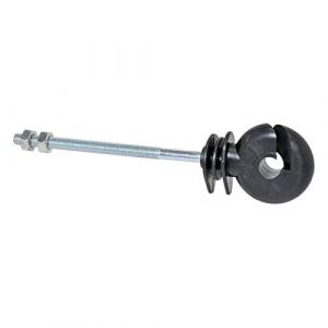 VOSS.farming 20x Isolateur &eacute;carteur annulaire M6-Medium, Filetage m&eacute;trique, Longueur 145 mm (cloture-electrique-expert, neuf)