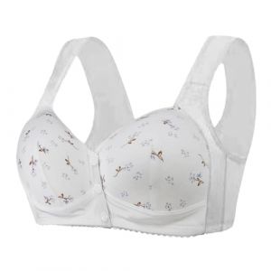 Chanpning Soutien Gorge Ouvert Devant sans Armature Brassière Sport Ouverture Devant Soft BH Soutien-Gorge Femme Soutien Gorge Pas Cher Brassières Fitness Yoga Sleep Lingerie (Blingko, neuf)
