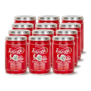 Lucaff&egrave; - 12 Bo&icirc;tes &agrave; 22 capsules compostables compatible avec Nespresso machine a caf&eacute;, Pulcinella | Torr&eacute;faction Fonc&eacute; | Go&ucirc;t cors&eacute; et liquoreux | Ar&ocirc;me intense et enveloppant (Lucaff&eacute;, neuf)