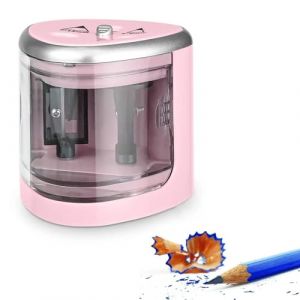 Taille-Crayon Électrique,Electric Pencil Sharpener,Taille-Crayon Automatique,Taille Crayon Electrique,Taille-Crayon Électrique pour Enfant,Taille-Crayon Électrique Automatique (Batterie non Incluse) (charey, neuf)