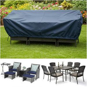 Housse Table de Jardin Exterieur Housse Protection Salon de Jardin 190x50x50cm/Longueur x Largeur x Hauteur Housse de Table Jardin Rectangulaire Anti-UV, Housse Table Exterieur Imperméable (DIanShi, neuf)