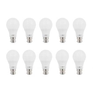 GRV B22 5W SMD LED AC12V DC12V-24V Ampoule de remplacement à incandescence 40W pour système solaire, VR, camping-car, bateau, intérieur basse tension blanc froid Lot de 10 (éclairage non domestique) (FRGRV, neuf)