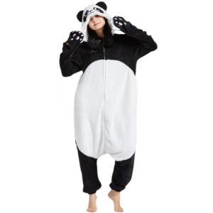DarkCom Unisexe Adulte Cosplay Panda géant Animal Onesie Kigurumi Costume Une pièce Pyjama vêtements de Nuit Combinaison XL (DarkCom-fr, neuf)