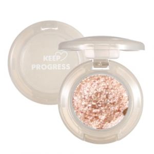KARLOR Ombre à paupières à paillettes, surligneur, nacré, paillettes, maquillage doré, fard à paupières unique, scintillant, surligneur, visage brillant, fard à paupières brillant (06#champagne) (PoFeng Direct, neuf)
