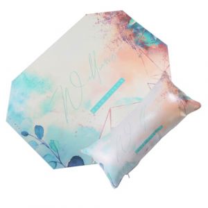 Toyvian Coussin de Manucure Octogonal en Mousse à Mémoire Tapis de Nail Art pour Manucure à Domicile Kit D’Accessoires pour Beauté des Ongles Léger et Portable pour Salon et Usage (TXINNG, neuf)