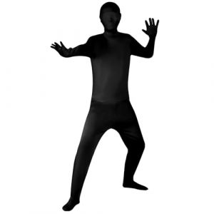 BSBUY Deguisement Seconde Peau, Combinaison Int&eacute;grale pour Homme Femme, Combinaison Noir, Costume Halloween Adulte pour Carnaval, Soir&eacute;es &agrave; Th&egrave;me, Jeux de R&ocirc;le(190 cm) (BSBUY, neuf)