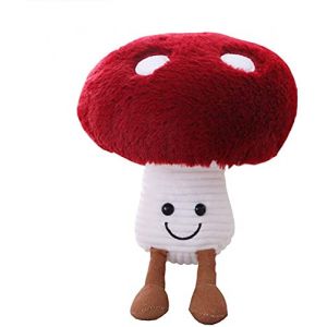 Bprtcra Jouet en Peluche, Poup&eacute;es Mignonnes Peluches Mignonnes Peluches Jolies Jouets en Peluche de Champignons poup&eacute;es en Peluche Molle pour Enfants, Oreiller de Champignon Vif Mignon, Size 26cm (Five video game, neuf)