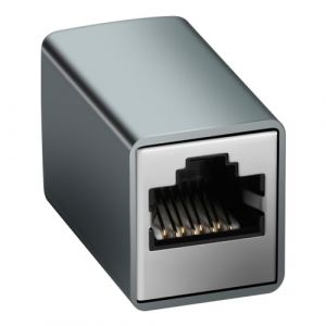 AXFEE Coupleur RJ45, 1 Pi&egrave;ce Ethernet Raccord RJ45, Connecteur RJ-45 Cat7, Cat6, Cat5, Cat5e Compatible avec c&acirc;bles r&eacute;seau Femelle vers Femelle (Ouuze, neuf)