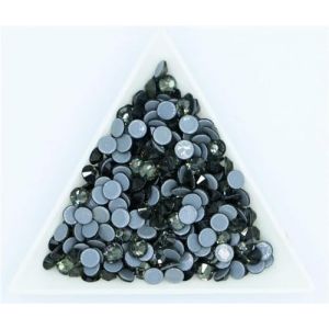 YTYHFEM 40 Couleurs Cristal AB Hotfix Strass, Strass en Verre Hotfix Strass pour décoration Nail Art-Diamant noir-ss20 1440 pièce (qichunxianshuaideyongshangmaoxinggerenduzioz, neuf)