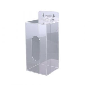 siduytin Organisateur mural en acrylique pour le rangement des gants et des masques, distributeur de gants, support de la bo&icirc;te distributeur de masques mural , UN (quoality, neuf)