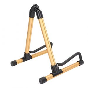 Support de guitare pliant, un support de guitare à cadre pour instruments à cordes Or (Cosikia, neuf)