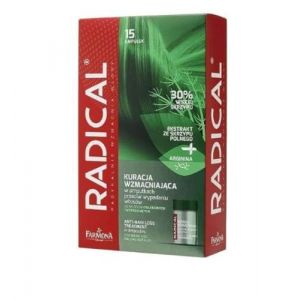 Soin Pousse Croissance & Fortification | Arginine et Provitamine B5 Stimule la Pousse des Cheveux Anti Chute - Farmona Radical Hair Loss - Anti perte de Cheveux -Sans Rincage 15x5 ml (DAMCAR, neuf)