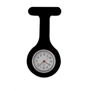 KARELLS Montre &agrave; Gousset d'Infirmi&egrave;re, Montre Trotteuse en Silicone avec Broche, Aiguilles Lumineuses, Montre d'infirmi&egrave;re, Montre &agrave; Gousset avec Clip, Cadeau pour Les M&eacute;decins et Infirmi&egrave;res (Sweems, neuf)