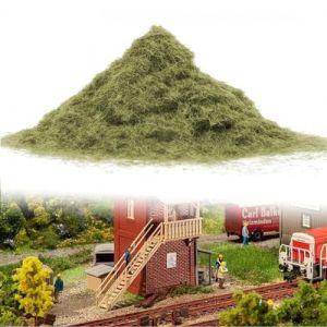Tomedeks Simulation de Mousse Plante d'herbe | Herbe Modelisme | Herbe Statique | Static Grass Powder Model Railway Layout Grass 30 g/Sac| Fausse Herbe (Vert foncé). (Tomedeks-FR, neuf)