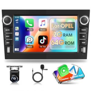 Motorsi 7&rsquo;&rsquo; Autoradio pour Opel Astra Antara Corsa Combo Signum, iOS Carplay Android Auto Radio 2+64G Android 15 Radio 2 Din St&eacute;r&eacute;o Radio avec GPS WiFi EQ Bluetooth OBD2 DVR Dab+, Cam&eacute;ra De Recul AHD (podofo Shop, neuf)