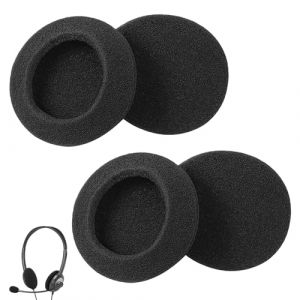 2 Paires Mousse Casque,Coussinets d'oreille de Rechange pour Casque Logitech - H330/H340/H390/H609/H760,Remplacement Mousse Coussinets d'oreille pour Casque Écouteurs(Noir) (Zhou Manman, neuf)