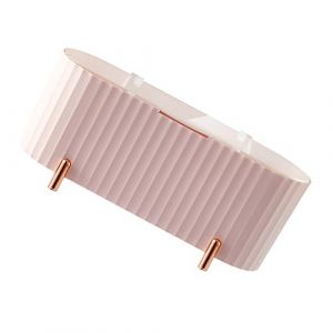 CALLARON Organisez Vos Cosm&eacute;tiques Avec Cette Bo&icirc;te De Rangement Compacte Facile &agrave; Transporter Utiliser Prot&eacute;gez Vos &Eacute;ponges De Maquillage Et Rangez Divers Outils De Beaut&eacute; Pour Espace Orga (Raindrops On Roof, neuf)