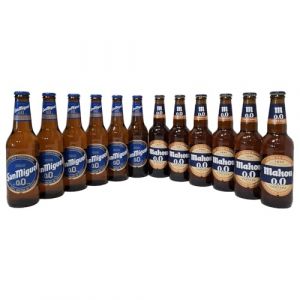 Box d&eacute;couverte 12 bi&egrave;res sans alcool - Mahou San Miguel 33cl (Plan&egrave;te Drinks, neuf)