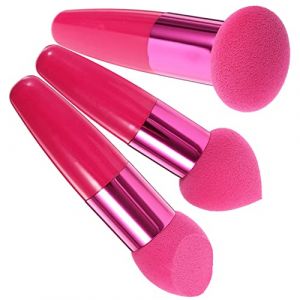 DONFAMDS 3 Pi&egrave;ces Pinceau Pour Fond De Teint Et Correcteur Set D&rsquo;applicateurs Cosm&eacute;tiques Outils De Maquillage Pratiques Pour Usage Quotidien (GENIESFOR, neuf)
