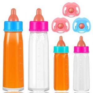 Biberon Magique Biberon à Lait Magique, 7 Pièces Biberons Magiques pour Poupées avec Tétine, Baby Bouteille Magique, Accessoires pour Poupées, Ensemble D'alimentation pour Poupée (HB ELECTRONICS LIMITED, neuf)