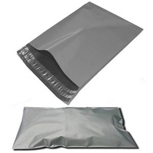 Lot de pochettes postales robustes de qualité en plastique gris avec fermeture autocollante (33 x 48,3 cm, 50 pièces) (Vicky_Hemdev (VAT Registered UK Company), neuf)