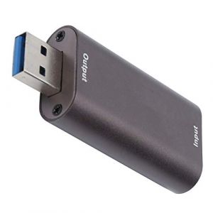 Carte de Capture Audio Vid&eacute;o, HDMI Game Capture USB 3.0 Record Capture Card, 4K 60Hz HDMI to USB3.0 Video Capture Device for DVD/Camera Record (Dpofirs, neuf)