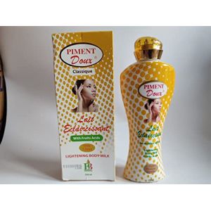 Piment doux, lait éclaircissant fort 250ml (Africanbeauty, neuf)