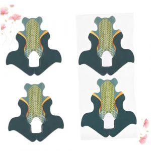 Cabilock 100 pi&egrave;ces Plateaux Papier Ongles Extension Forme Fishtail Vert Accessoires Nail Art Autocollants DIY Manucure Outil Professionnel et D&eacute;butant (Nadine Quick, neuf)