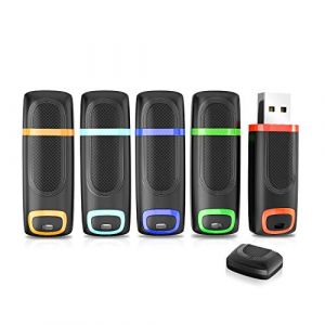 Vansuny Lot de 5 Cl&eacute; USB 16GB 3.0, USB 16GB Stockage Donn&eacute;es avec Lumi&egrave;re LED pour PC, tablettes, Ordinateurs Portables, Autoradio, etc. (Bleu, Cyan, Vert, Orange, Rouge) (RAOYI GOOD USB, neuf)