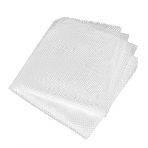 Filet de pêche en nylon semi-fini sans nœuds de 3 à 5 mm pour cage d'élevage, outil de pêche au chalut (blanc, 1,5 MX1,0 MX5 mm) (MATYASIGO-FR, neuf)