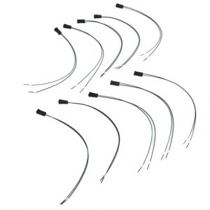 10Pcs Douilles pour Ampoule LED G4, Douille de Lampe LED G4 Douille D'ampoule LED G4 Culot Halogène Silicone Douille Lampe G4 pour Douille Lampe LED MR16 MR11 Support de Lampe Halogène (YuchooesEU, neuf)