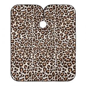 Imprimé Animal Léopard Guépard Peignoir Coiffure Anti-Taches Cape De Coupe Accessoires Blouse Coiffeur Pour Barbiers Instituts De Beauté Salon 140X168Cm (guangzhouhongchenmaoyishanghanggerenduzi, neuf)