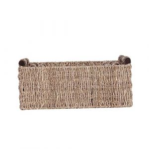 CANIGHT Panier De Rangement Rectangulaire Tressé Organisateur De Bureau Cosmétiques Pour Chambre Salon Salle De Bain Bureau Et Capacité Et Design Vintage (ZORIYOI, neuf)