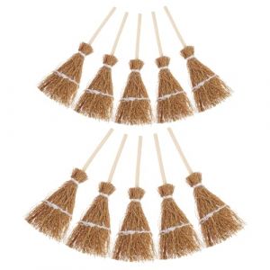 Healifty Lot De 10 Barrettes Fantaisie Pour Coiffure F&ecirc;te Halloween Cosplay Accessoires De D&eacute;guisement Kaki (Madonna Tied, neuf)