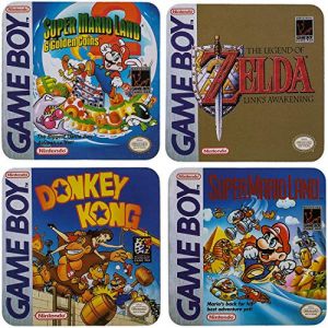 Out of The Blue KG Gameboy Classic Coaster Collection Nintendo Lot de 4 sous-Verres Motif Joueur R&eacute;tro 100 x 100 x 4 mm (Ponera, neuf)