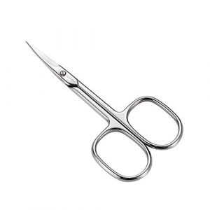 JARVISTAR Ciseaux à ongles professionnels avec lame incurvée tranchante en acier inoxydable - Pour manucure et pédicure - 9,3 cm (Jarvistar-EU, neuf)