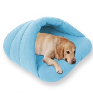 Niche d'int&eacute;rieur pour chien de taille moyenne lavable, niche pour animaux de compagnie avec coussin doux, luxueuse, amovible, apaisante, anti-anxi&eacute;t&eacute;, lit pour animal domestique, lit antid&eacute;rapant (Junming Store, neuf)