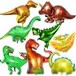 Dinosaure Ballon 8 Pièces,Dinosaure Anniversaire Decoration Enfants,Dinosaurs Fête Déco,Jungle Ballons Helium,Dinosaure Ballon de Baudruche,Set d'anniversaire pour Garçons Filles (CUIDSS-EU, neuf)