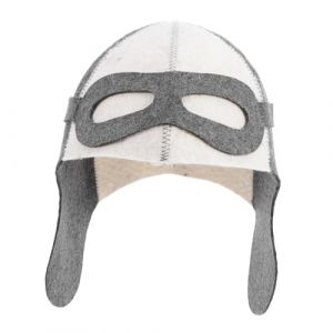 CALLARON Chapeau de sauna bonnet de sauna chapeau de séchage des cheveux chapeau de sauna unisexe bonnet de chapeau russe pour sauna chapeau de seau de sauna feutre (Raindrops On Roof, neuf)