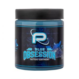 Proton - Colours Obsession - Tattoo Butter - Made by Nature - Blue - 250 ml / 8.5 Oz. Cr&egrave;me pour processus de tatouage et de gu&eacute;rison, bleu (BodySupply, neuf)