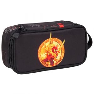SKANDO BAGS Trousse Lego&reg; Ninjago Dragon Energy : trousse spacieuse avec &eacute;tiquette nominative, poign&eacute;e lat&eacute;rale et mat&eacute;riau durable sans PVC, peut &eacute;galement &ecirc;tre utilis&eacute;e comme trousse de toilette (GPL Bags, neuf)