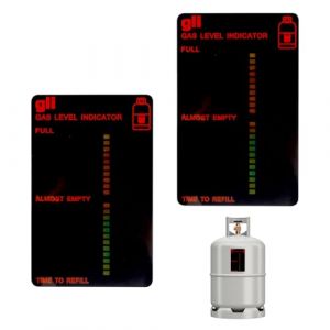 Lot de 2 indicateurs magnétiques de niveau de gaz pour réservoir de propane, bouteilles de gaz butane, réchaud à gaz, indicateur de niveau de gaz propane, facile à lire, indicateur de niveau de gaz (dixunting, neuf)