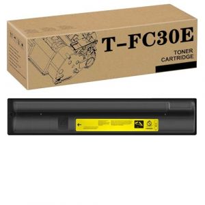 PUCIO T-FC30E-K T-FC30E-M T-FC30E-Y T-FC30E-C Cartouche De Toner Haute Capacit&eacute; Compatible pour Toshiba 2050C 2051C 2550C 2551C Yellow*1 (Office Toner Cartridge Supply Store, neuf)