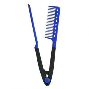 Niesel Peigne à lisser les cheveux avec plaque | Outil pour cheveux en forme de V avec style ponçage et défrisage, plaque de peigne lissante | Pour Voyages, vacances, sorties, Hôtel , (vaultoin, neuf)