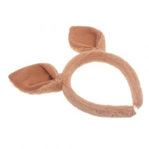Beaupretty Serrage-t&ecirc;te Oreilles D&rsquo;animaux Kangourou Taille Unique Bandeau Souple Pour Femmes Adolescentes D&eacute;guisement F&ecirc;te Cosplay Halloween Marron Fonc&eacute; (kiLIHK, neuf)