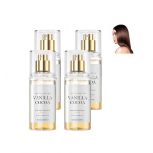 Le spray parfumé pour cheveux nourrit les cheveux secs grâce à un mélange rafraîchissant de cacao, conférant à vos cheveux un charme séduisant et un parfum frais. (4pcs) (Z Xibo, neuf)