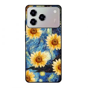 KARTXITAI Coque Compatible avec ZTE Blade A76 4G,Housse &Eacute;tui de Protection en Silicone en Gel TPU Souple Case Cover Ultra Douce Emp&ecirc;che Rayures Shock-Absorption - Tournesol Marguerite (KARTXITAI, neuf)