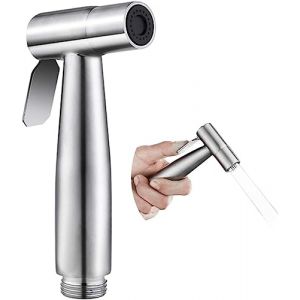 PIQIUQIU Pulvérisateur de Toilette pour Bidet,Douchette Bidet pour WC Acier Inoxydable,Bidet Manuel pour l'hygiène personnelle Douche Salle de Bain WC (longfang, neuf)