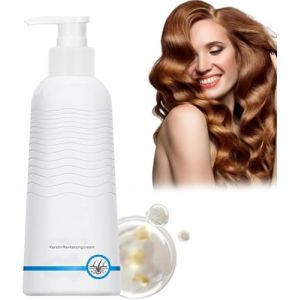 Keratin Revitalizing Cream,Keratin Enrichment Cream Keratin Revitalizing,Steampod Creme de lissage,Lissage Cheveux,Creme Steampod, Cream Hair Keratin Awakening Hair Hair Smoothing (1) (9suYzi, neuf)